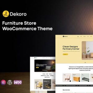 Dekoro - Furniture Store WooCommerce Theme