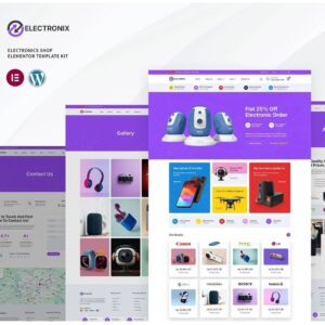 Electronix - Electronics Shop Elementor Template Kit