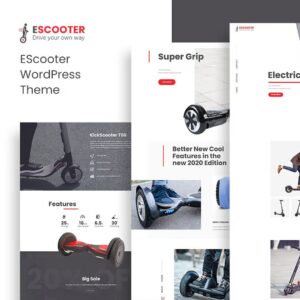 Escoot - One Page, Single Product WoocommerceTheme