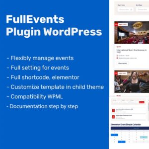 Event Plugin WordPress - FullEvents