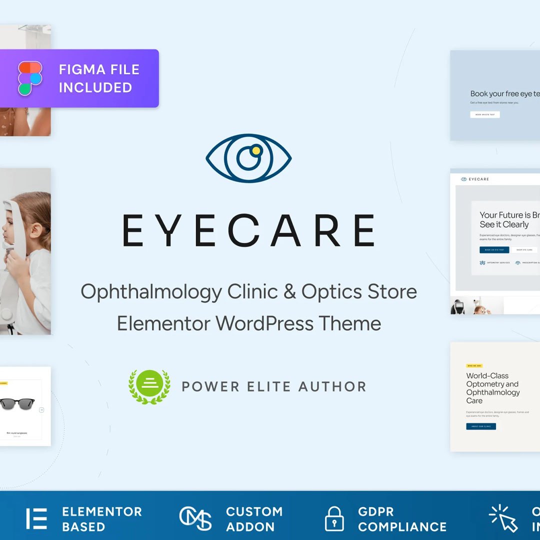 Eye Care - Family Optometrist WordPress Theme