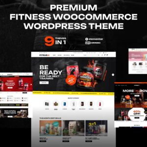 Fitrush - Health Supplements WordPress Theme