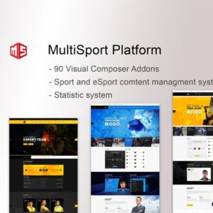 MSP - MultiSport & eSport WordPress plugin