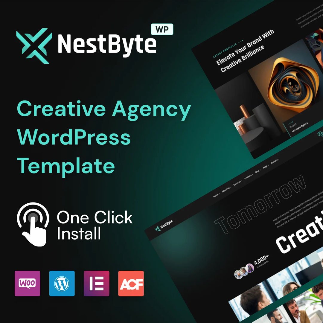 Nestbyte- Creative Agency and Startup Theme