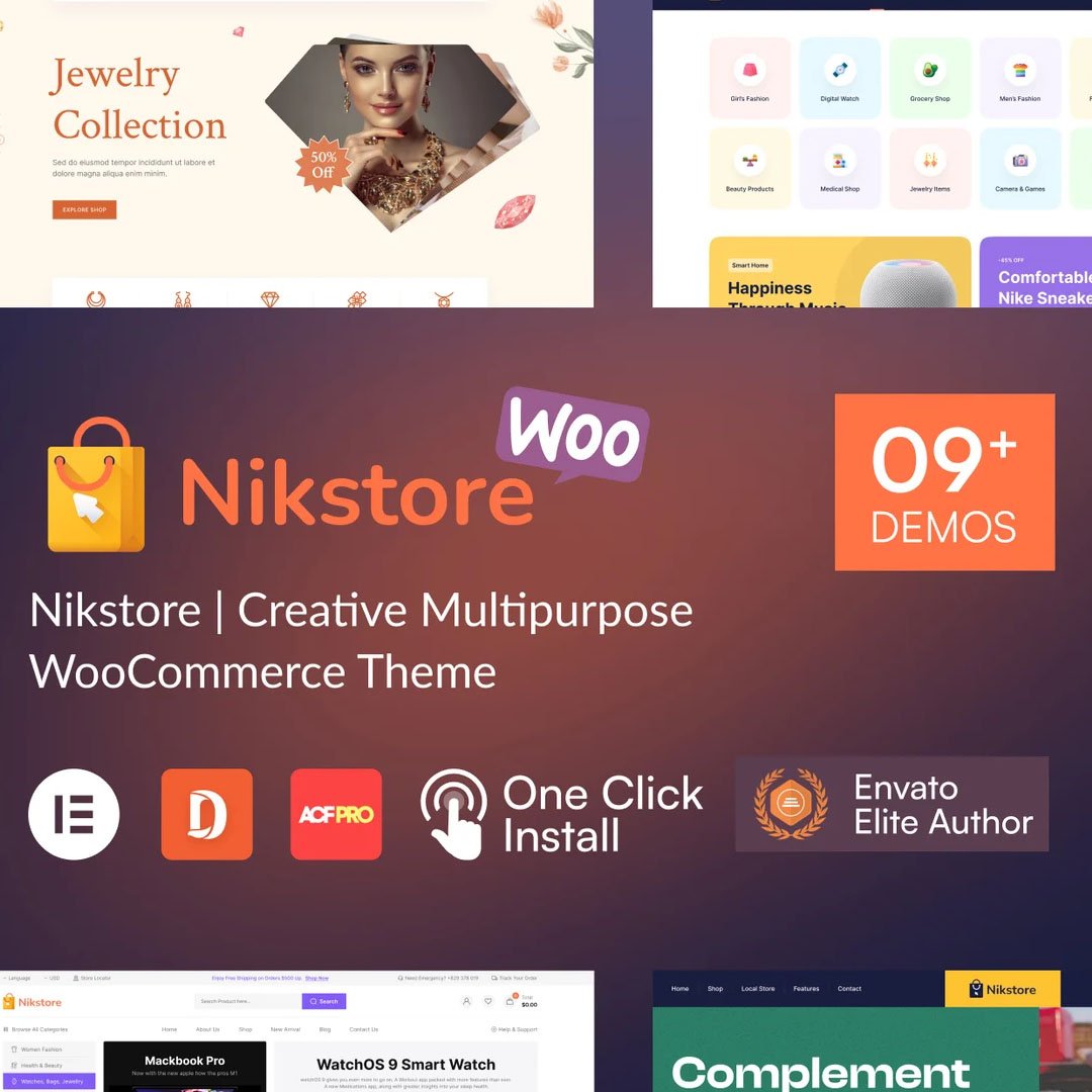 Nikstore Creative Multipurpose WooCommerce Theme