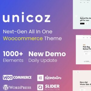 Unicoz - Elementor WooCommerce Theme